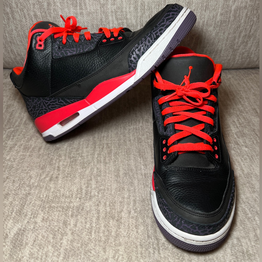 Jordan 3 Retro Crimson Men’s Size 11.5